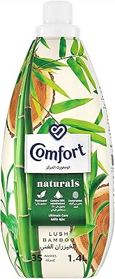 Comfort Naturals sofa for sensitive skin, enriched bamboo, botanical formula for long -lasting freshness, 1400 ml.. DIAYTAR NIGERIA: Creating access to affordable products for every Nigerian with our swift delivery service.