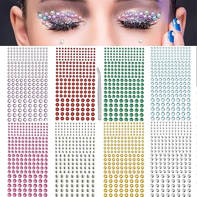 8 sheets of makeup stickers for the face and eyes, self-adhesive rhinestones, flat back pearls, nail art accessories, nails for hair, mobile phone crafts, scrapbooking stickers (precious sticker stickers).. DIAYTAR NIGERIA brings online shopping to every Nigerian with affordable prices and reliable shipping.