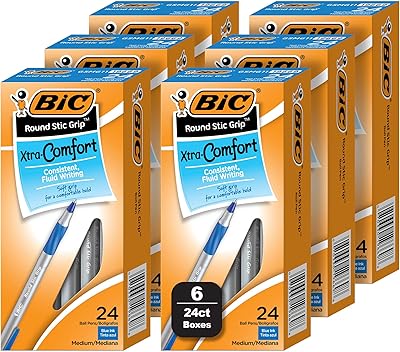 BIC Round BIC Round Stick Pens Point Middle Pointing (10 mm) Package of 144.. DIAYTAR NIGERIA transforms online retail with unbeatable prices and consistent delivery timeframes.