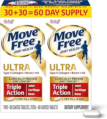 Supplement of articular support Triple Ultra Free Action - Collagen type II, Bore and hyaluronic acid - Promotes the comfort of the joints, cartilage and bones in a small capsule per day, 2 bottles of 30 units (60 portions) *.. DIAYTAR NIGERIA bridges the gap between desire and affordability with nationwide delivery in under 8 days.
