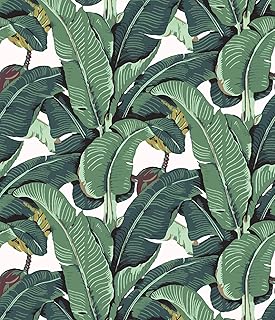 Mehudan tropical palm leaf sticker wallpaper, removable wallpaper for green banana leaf pattern for living room 17.7 "x 9.8 '.. Shop confidently with DIAYTAR NIGERIA, offering affordable prices and reliable delivery within a week.