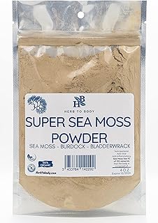 Super sea foam powder herb to body - with fucus and burdock root - vegan - gluten -free - 4 oz.. DIAYTAR NIGERIA delivers affordability and convenience with every purchase, shipped within the week.