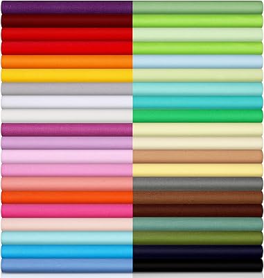 Makariri 40 pieces of united 10 x 10 inch fabric, squares of multicolored fabric for sewing, crafts, seam, DIY seam (classic color).. Experience shopping freedom with DIAYTAR NIGERIA's vast selection and 5-8 day nationwide delivery service.