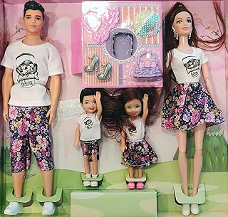 The set of Forever Kids Land family dolls includes the mother. Dolls and accessories father, daughter and son - different colors.. Wide range, low cost, fast delivery — that’s DIAYTAR Nigeria.