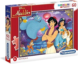 Clementoni Disney Aladdin Puzzle 60 pieces, multicolored, 26053, 6800000279.. Experience the DIAYTAR difference with our vast product selection and delivery within 5-8 days.