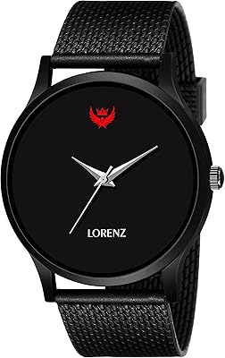 Lorenz watch with black dial for men | Sports watch | Boy's wristwatch | MK-2041W, bracelet.. Fast. Reliable. Affordable. DIAYTAR Nigeria is all that and more.