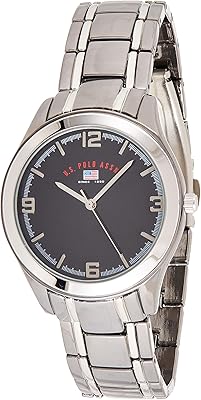 US Polo Assn. Quartz watch with analog display for men with stainless steel bracelet - US8218EXL.. DIAYTAR NIGERIA brings a world of products to your fingertips with affordable prices and quick delivery.