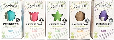 Mangalam Campehor CONE (Combo) campure - Deodorizing and anti -mosquito repellent for room and car (pack of 5).. Discover the perfect shopping experience with DIAYTAR NIGERIA's vast selection and prompt delivery service.