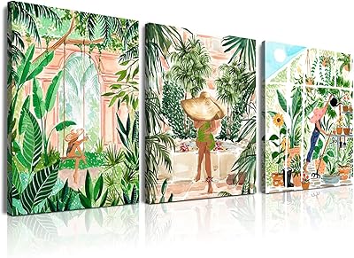 Tropical wall art 3 posters of 12x16 inch botanical plants bohemian wall decoration for living room.. Shop confidently with Nigeria's most trusted e-commerce platform, offering swift and affordable delivery.