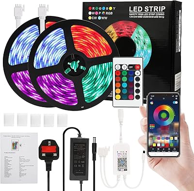 LED LED LED strip Aminac Kit of 328 feet RGB space lighting with remote control.. Your digital shopping destination, DIAYTAR NIGERIA combines variety with affordability and quick delivery.