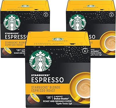 Espresso Starbucks Blonde Roast from Nescafé Dolce Gusto (3*12 Capsules).. Discover endless shopping possibilities at DIAYTAR NIGERIA, with budget-friendly prices and reliable delivery.