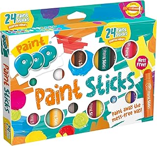 Paint paint paint sticks for children - Package of 24 matching colors - Twist and Paint, without damage, fast drying, easy to clean, bright colors, multi -surfaces.. Experience retail convenience with DIAYTAR NIGERIA's comprehensive platform and 5-8 day nationwide shipping.