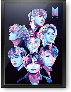 Epic Staff BTS degraded wall poster (with frame) best gifts for fans.. Experience budget-friendly shopping at DIAYTAR NIGERIA, Nigeria's premier online marketplace with quick delivery.