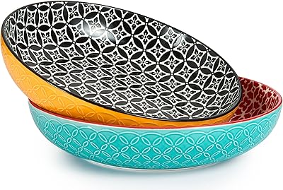 Dowen Large 11.5 inch fruit bowl for kitchen counter, decorative service plate of 2.9 liters to receive, ceramic service bowls for salad and pasta, large colored bowls for home decoration.. DIAYTAR NIGERIA transforms online shopping with competitive prices and dependable nationwide delivery.