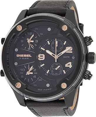 Chronograph watch Bolt Down Diesel For Men Stainless Steel Black Model.. DIAYTAR NIGERIA: The marketplace that brings affordable products to every Nigerian home in under 8 days.
