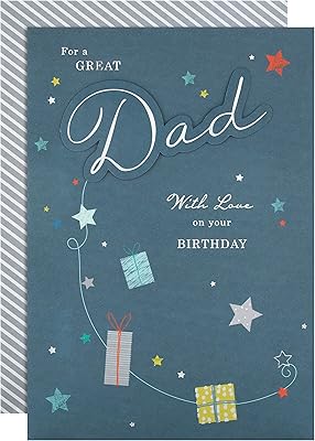 Hallmark birthday card for dad - Traditional 3D text, green | Blue | Gray.. Nigeria's fastest-growing e-commerce site offers unbeatable prices and delivery within 8 days.