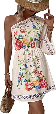 Damper summer dress trapeze cut with high waist, wide hem and 3/4 sleeves for women.. Fast delivery, fair prices, and full variety — only on DIAYTAR Nigeria.