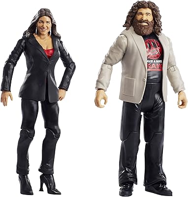 Figurines wwe series 49 stephanie mcmacon et mick foley, paquet de 2.. DIAYTAR NIGERIA brings the marketplace home to you with affordable prices and delivery in 5-8 days.