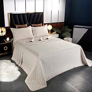 Ofixi Surprised Bed set King Plus 128 x 120 cm, 3 rooms, Extra wide bed, light summer duvet, reversible bed for all seasons, beige beige.. DIAYTAR NIGERIA: Your trusted e-commerce partner with extensive product choices and affordable delivery.