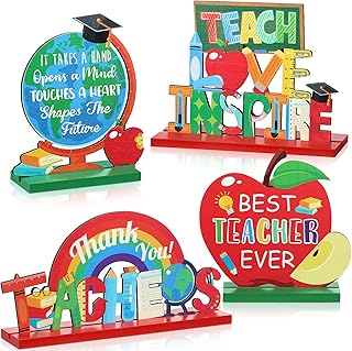 4 pieces Tables of appreciation of teachers Best Sign of Teacher Wooden Table Thank you Office Decorations of teachers appreciation of teachers Decor Decor of home school at home school.. Get more for less on DIAYTAR Nigeria — Nigeria’s favorite e-commerce platform.