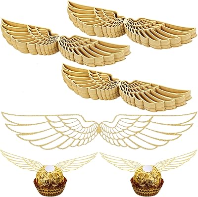 Magician party decorations, chocolate openwork party supplies, chocolate and gold cupcake decorations with glue points, magician birthday party supplies (50).. DIAYTAR NIGERIA delivers satisfaction with every purchase through our affordable and reliable service.