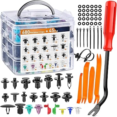 725 parts of matching car pressure fixing clips matching kit.. DIAYTAR NIGERIA makes online shopping accessible with our budget-friendly prices and reliable shipping.