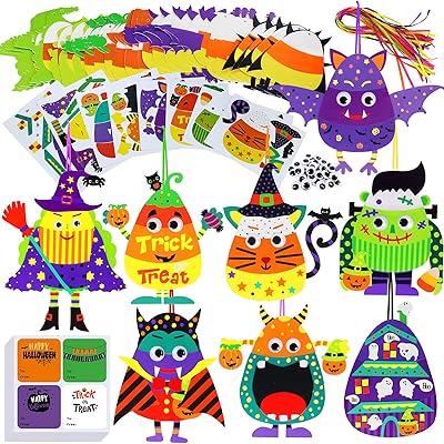 Weinline 32 Set of Halloween Halloween craft kits Halloween ornaments Pumpkin Art Kits Monster Jack or Lantern Stickers Art Supply Broken Eye For Children's Festival Activities at home class.. Shop quality and variety at unbeatable prices on DIAYTAR Nigeria — delivery in under 8 days.