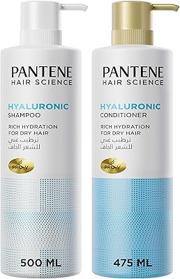 Pantene Hair Science hyaluronic shampoo, 500 ml + Pantene Hair Science 475 ml hyaluronic conditioner for rich hydration.. Nigeria's fastest-growing e-commerce site offers unbeatable prices and delivery within 8 days.
