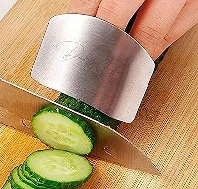 Techitulip stainless steel-steel protector to cut the stainless steel-steel protector, kitchen tool, chef knife, dowel protector to chop, slice, dice, shields to avoid injuries.. DIAYTAR NIGERIA connects you with endless possibilities through our affordable e-commerce platform.