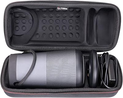 LT Game Protective Travel case for Bose SoundLink Revolve+/Series 2 (is suitable for charging support, AC adapter and USB cable) - Black.. More than a store — DIAYTAR Nigeria is your shopping partner.