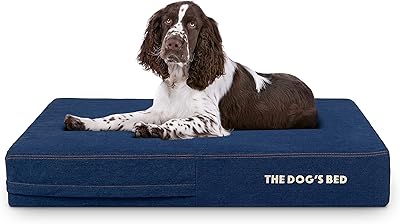 Bed bed orthopedic dog The dogs Bed Blue, Dog Bed in memory foam waterproof.. DIAYTAR Nigeria: Shopping that fits your budget and your schedule.