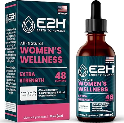 E2H fully natural well -being of women, hormonal balance and relief of SPM with black clusters, dong quai and liquorice to relieve hot flashes - 59 ml.. Shop with confidence at DIAYTAR NIGERIA, enjoying competitive prices and delivery within 8 days.