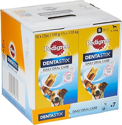 Water from Dogs Pedigree Dogs of Dentastics, Small Races, 7 Units, 10 x 110 g.. From big brands to everyday basics — DIAYTAR Nigeria has you covered.