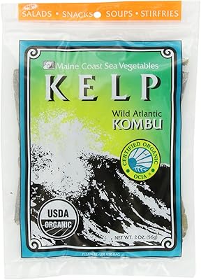 Organic sea vegetables from the Maine Coast - Varech - Kombu of the wild Atlantic - Full leaf - 56.6 g.. From big brands to everyday basics — DIAYTAR Nigeria has you covered.
