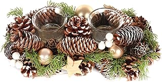 Jingles pine wood 2 -piece glass drinker for Christmas table.. DIAYTAR NIGERIA transforms online shopping with competitive prices and dependable nationwide delivery.