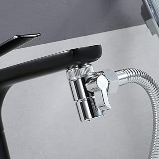 Showway Kitchen Tap Adapter With Bathroom Sink Tap Top To Brass Pip Adapter G1/2 Replacement for Brass Bathroom Tap, replacement water connector for bidet chrome DV2016.. DIAYTAR NIGERIA transforms dreams into deliveries with our affordable prices and 5-8 day shipping.