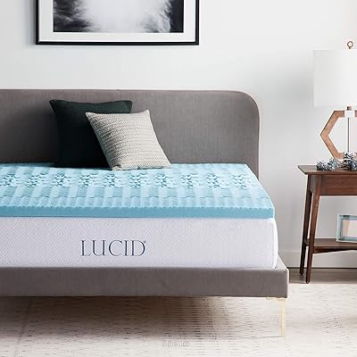 Lucid mattress 5 cm in zond gel -shaped memory foam, 140 x 200 cm.. DIAYTAR NIGERIA makes quality accessible to all with our affordable prices and quick delivery service.