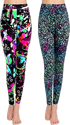 2 pieces 80s costume years 90s for women neon leggings leggings soft tights rainbow training for women 80s costume racing leggings.. Shop the future with DIAYTAR NIGERIA - thousands of products, unbeatable prices, delivery within a week.