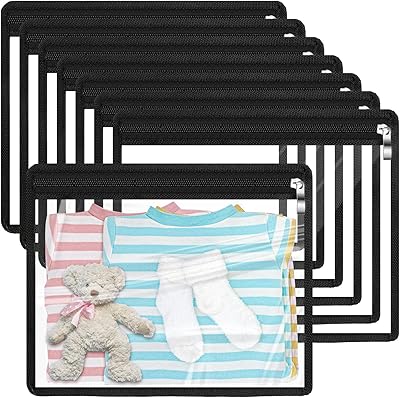 8 pieces with transparent pvc zipper bags.. Great deals and fast delivery — the DIAYTAR Nigeria guarantee.