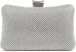 A small handbag for women with elegant design for evenings and weddings, silver, 1 unit (Confezione da 1).. Explore fashion, tech, home goods, and more on DIAYTAR Nigeria — always affordable, always fast.