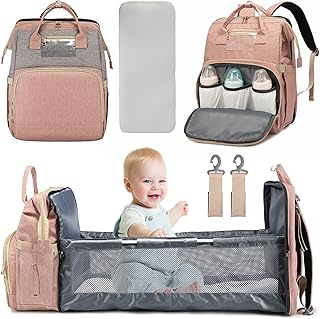 Backpack with large multifunctional baby bags with baby mattress and straps.. DIAYTAR NIGERIA: Your affordable shopping destination with thousands of products delivered in days.