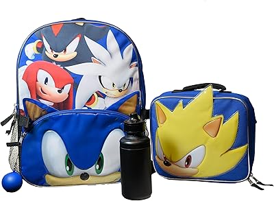 Sega Sonic The Hedgehog Set of 4 backpacks School Travel Backs.. Why wait? Get your order in 5–8 days with DIAYTAR Nigeria.