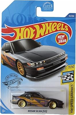 Hot Wheels Nissan Silvia [S13], Gray Graphics speed 7/10.. DIAYTAR NIGERIA brings the market to your screen with thousands of affordable products delivered to your door.