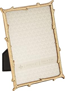 Photo frame Lawrence Frames Design Natural Branch in gold metal 712557 Size 5 × 7.. DIAYTAR NIGERIA promises affordability and variety with every purchase, delivered in 5-8 days.
