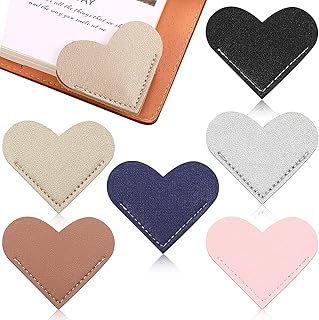 Coeur-shaped leather-shaped leather mark, hand-shaped handle-shaped handmade, cute reading mark for women books of books (6 pieces, elegant color).. Love deals? DIAYTAR Nigeria has you covered with low prices and fast delivery.