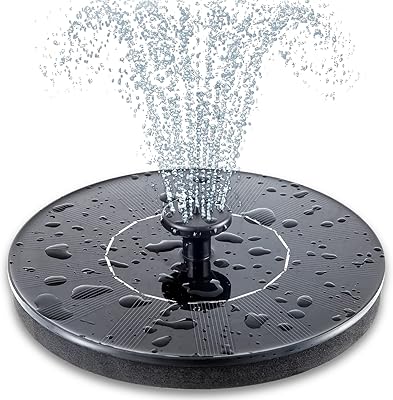 Solar fountain pump for modmax bird bath, an improved 1.4 W improved fountain with 4 nozzles, solar floating water fountain pump for bird bath, garden, pond, swimming pool, exterior.. DIAYTAR NIGERIA: Where affordability meets variety, with thousands of products delivered in less than 8 days.