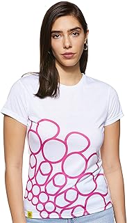 Women's t -shirt made from recycled plastic bottles from the 2020 Dubai Expo with a quarter logo - Rose.. Love deals? DIAYTAR Nigeria has you covered with low prices and fast delivery.