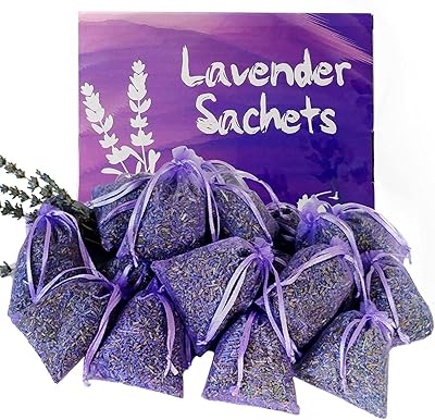 Samo French lavender bags for drawers and cupboards, 2022 new bags of dried lavender with refreshing scent for the house, pack of 12.. DIAYTAR NIGERIA: Where quality meets affordability, with thousands of products delivered in less than 8 days.