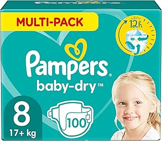 Pampers layers, size 8 (17+ kg/38 lb), 100 layers, monthly supply package, up to 12 hours of full leakage protection.. DIAYTAR NIGERIA transforms how Nigerians shop with our affordable prices and dependable shipping times.