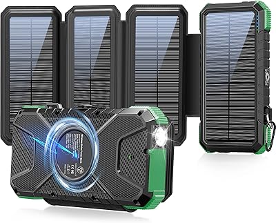 Liu way solar energy bank with 4 solar panels charger 26800.. DIAYTAR NIGERIA: Where shopping meets satisfaction with affordable prices and prompt delivery services.